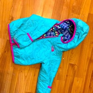The north face 12-24 month reversible coat